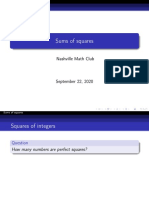 Math Circle Gaussian Integers