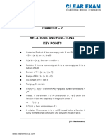 Relation and Functions