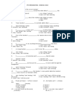 PTS Multiple Choice Practice