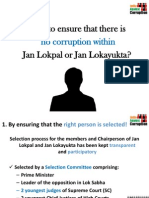 How To Ensure That There Is Jan Lokpal or Jan Lokayukta?: No Corruption Within