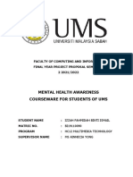 2nd Draft FYP - Mental Health Awareness Courseware