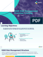 HSSE Risk Management Training Classroom