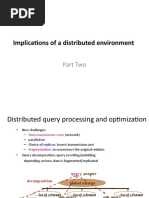 Implications of A Distributed Environment Part 2