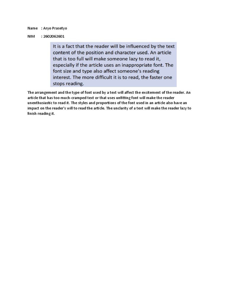 The Impact of Typography on Reader Engagement How Font, Style and