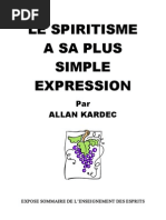 Allan Kardec - Le Spirit Is Me A Sa Plus Simple Expression