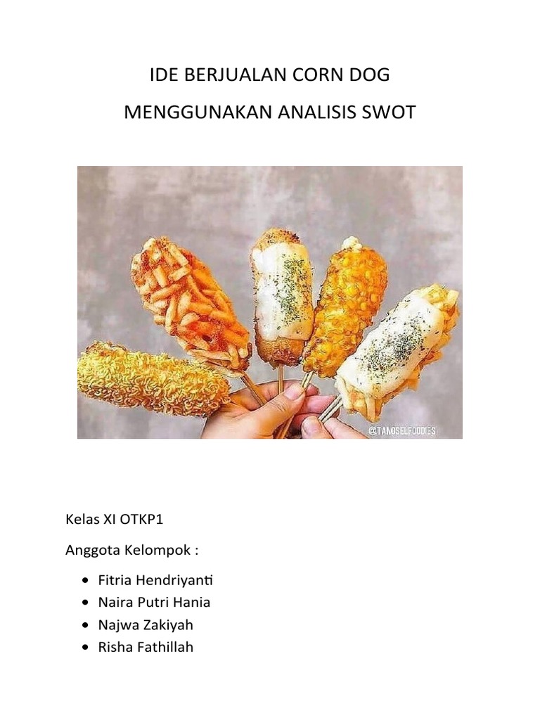 Peluang Bisnis Corn Dog Variasi Rasa | PDF | Ilmu Sosial