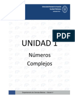 Unidad I - Números Complejos