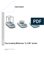 Operating Instructions for Top Loading Balances