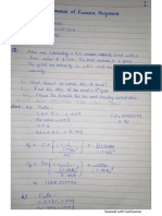 Fof Assignment Bond Valuation