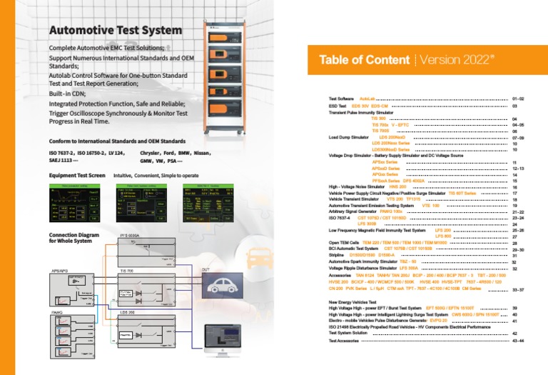 Automotive EMC Test Solutions | PDF | Electromagnetic Compatibility ...