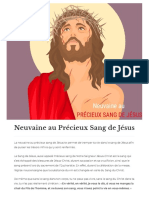 Neuvaine Au Precieux Sang de Jesus CAJ