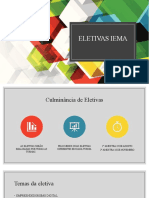 Eletivas IEMA: temas de empreendedorismo, meio ambiente e cultura