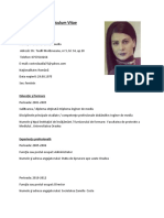 Curriculum Vitae Coste Claudia