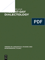 Present-Day Dialectology Problems and Findings (Jan Berns, Jaap Van Marle)