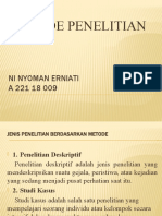 Ni Nyoman Erniati A 221 18 009 (Jenis Metode Penelitian)