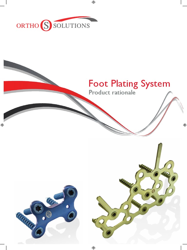 Foot Plating System PDF Foot Surgical Specialties