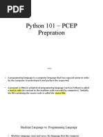 Python 101-PCEP Preparation