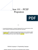 Python 101-PCEP Preparation
