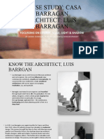 HOUSE STUDY: CASA BARRAGAN ARCHITECT LUIS BARRAGAN