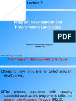 Lec#5 Program Development and Programming Languages