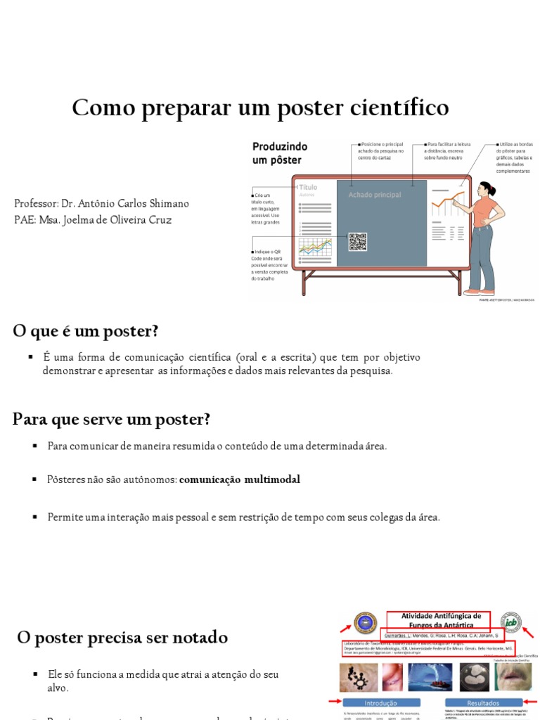 Como Fazer um Pôster Científico | PDF | Informação | Science