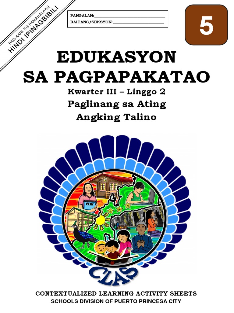 EsP5 - q3 - Clas2 - Paglinangsaatingangkingtalino - Eva Joyce Presto | PDF