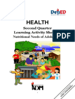 Health 7 Q2 Lasnutritional Needs of Adolescence