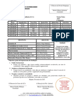 Horários e disciplinas dos cursos de Contabilidade e Auditoria e Contabilidade e Fiscalidade no ISCAM