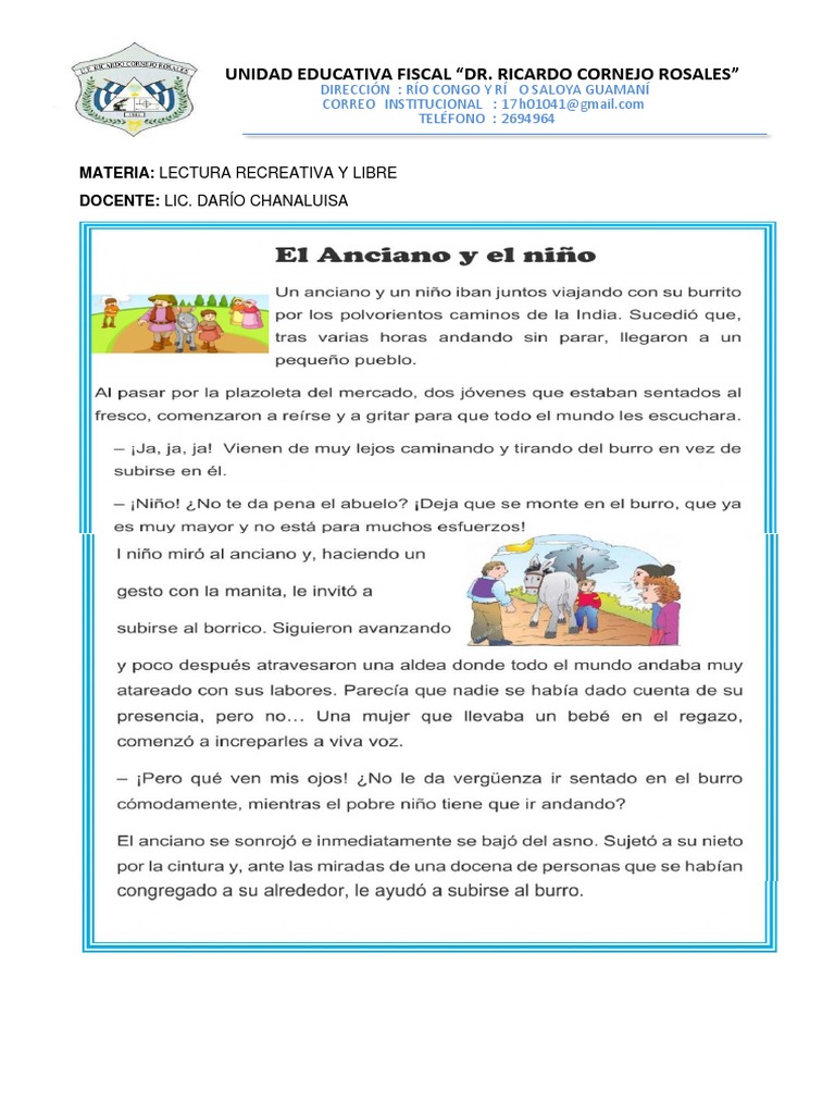 El Anciano y El Niño | PDF