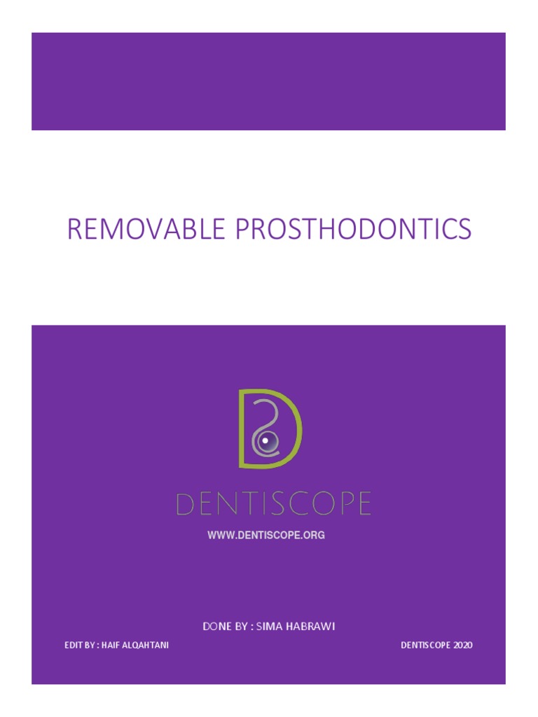 Crash Course in Removable Prosthodontics PDF Dentures Dentistry