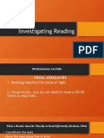 Investigating Reading