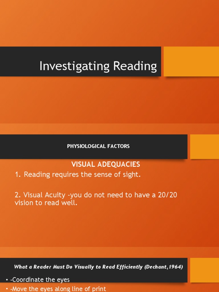 Reading Challenges & Solutions | PDF | Human Eye | Reading Comprehension