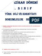 11.sinif Turk Dili Edebiyati Sorumluluk Sinav Sorulari Ve Cevaplari