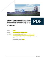 International Warranty Manual Importers - 2021.2