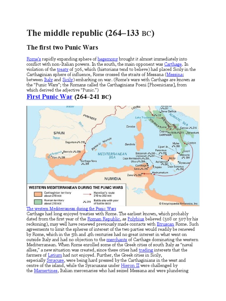 Rome's Expansion and the Punic Wars | PDF | Hannibal | Punic Wars