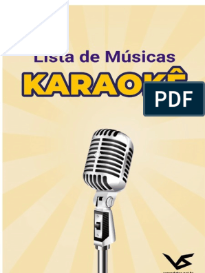 Lista de Músicas Brasileiras com Títulos, Artistas e Inícios das Letras, PDF