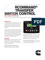 Powercommand 40-02 TRANSFER Switch Control
