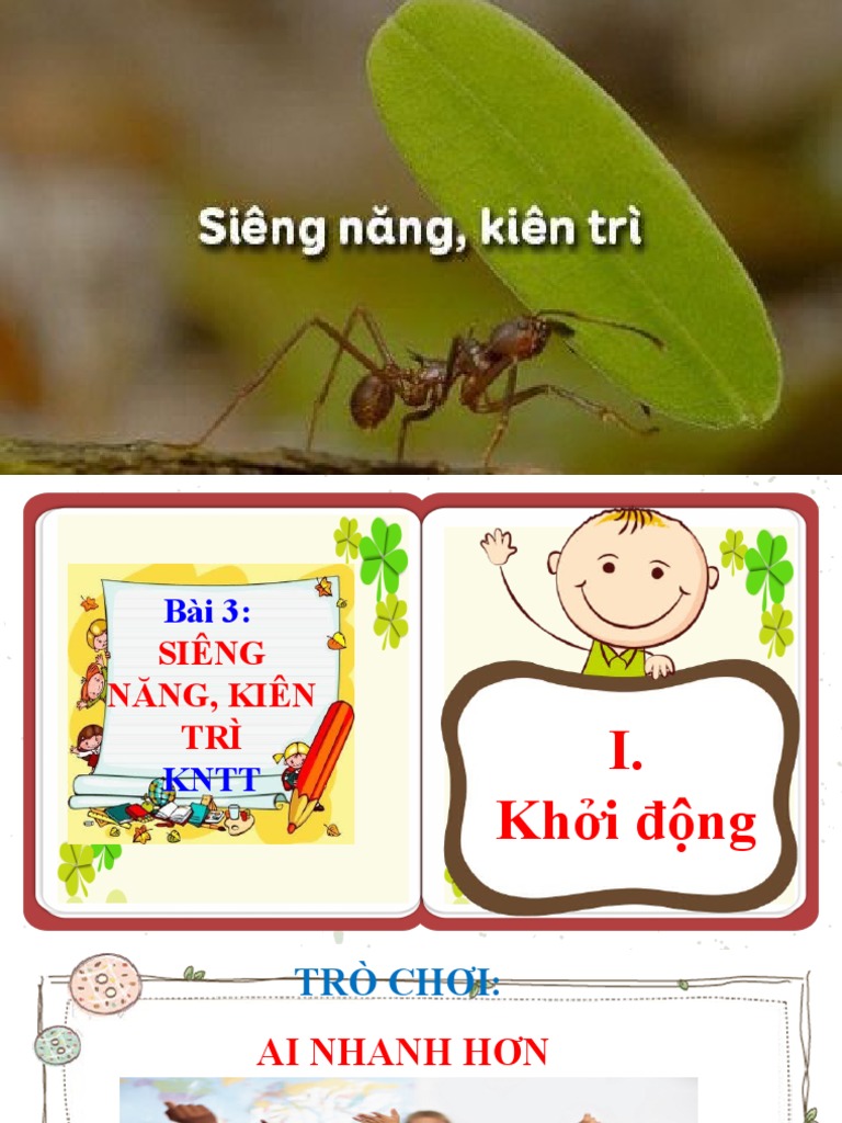 Bài 3 - Siêng Năng, Kiên Trì | PDF