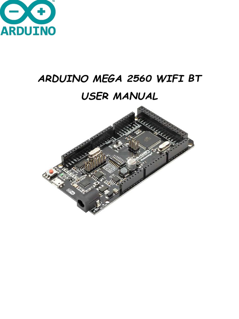 Arduino Mega 2560 Wifi BT User Manual | PDF | Integrated Development ...
