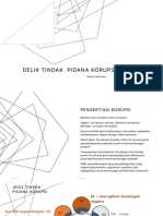 Delik Tindak Pidana Korupsi