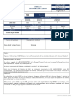 MPPD-SI-FO-001 Formato de Control de Cambios Rev. 2 MODIFICACIÓN BD PERFILES SAE SUCURSALES