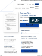 Business Plan Guidelines Template Business-in-a-Box™