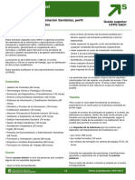 Domumentación y Administración Sanitárias, Perfil Profesional Gestion Datos