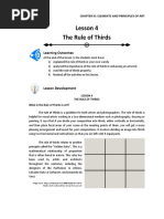 Lesson 3 The Rule of Thirds