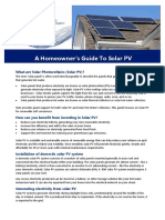 Homeowners Guide to Solar PV