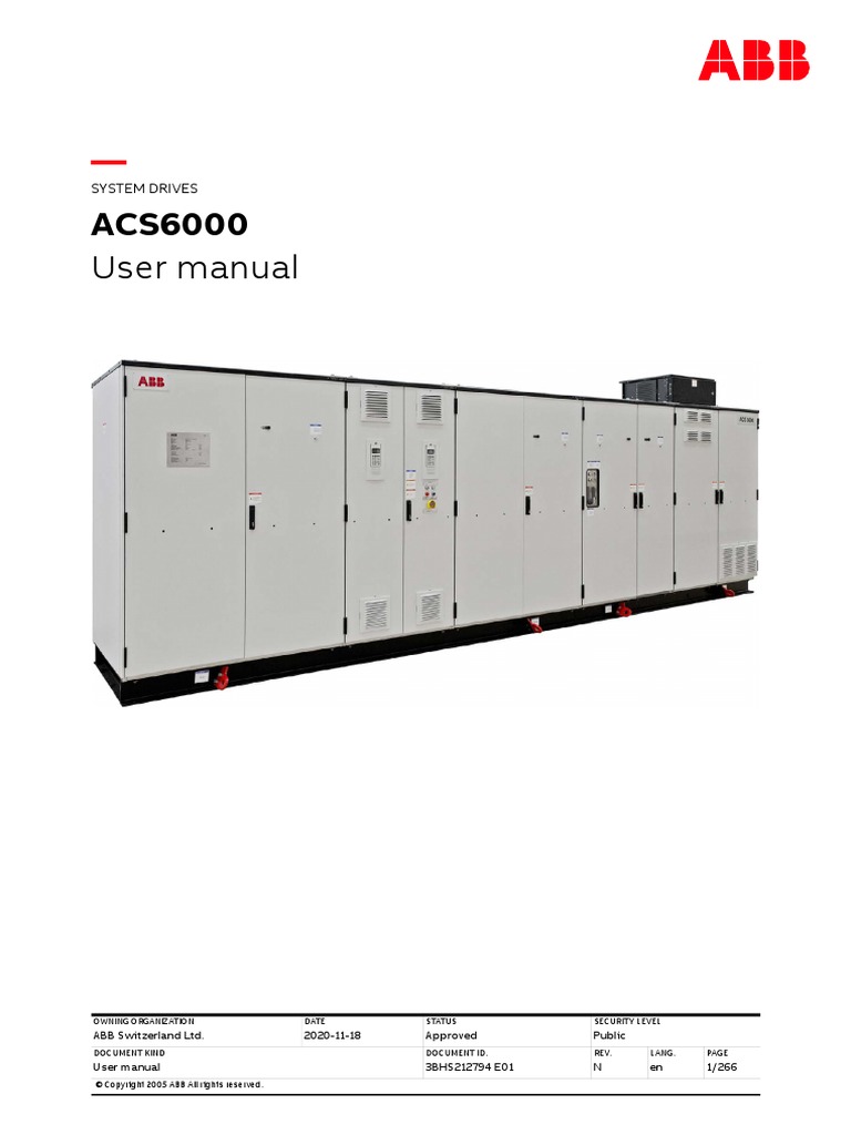 3bhs212794 E01 Revn User Manual Acs6000 | PDF | Computer Security ...