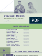 Metode Rating Scale Evaluasi Dosen - MSDM.