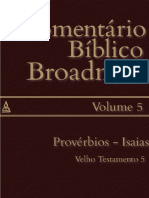 Comentário Bíblico Broadman - Vol 5 - At - Provérbios à Isaias