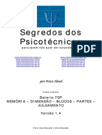 Segredos dos Psicotécnicospsicologico avaliação