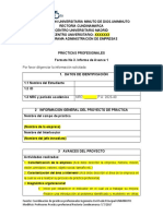 Formato No. 3 Informe de Avance 1